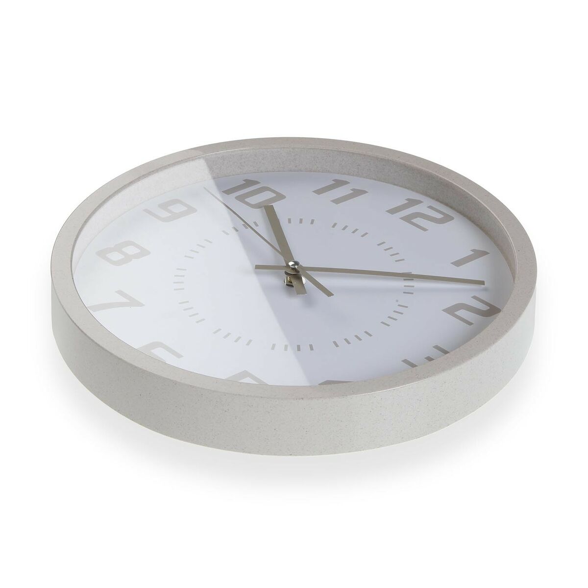 Ceas de Perete Versa Bej Lemn 4,2 x 30 x 30 cm